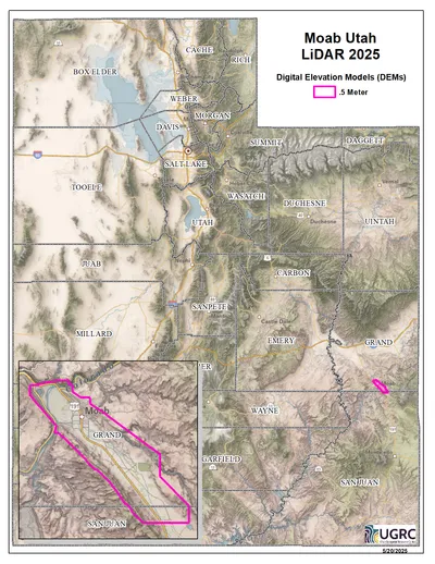 A map with project boundary